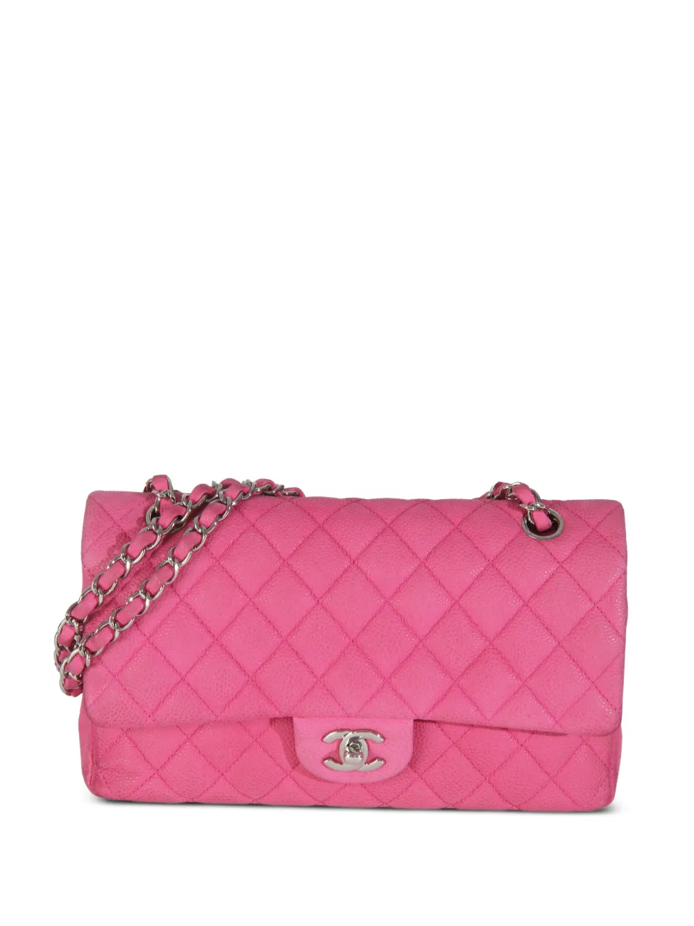 CHANEL Pre-Owned 2013-2015 medium Double Flap shoulder bag | Pink | Image 1
