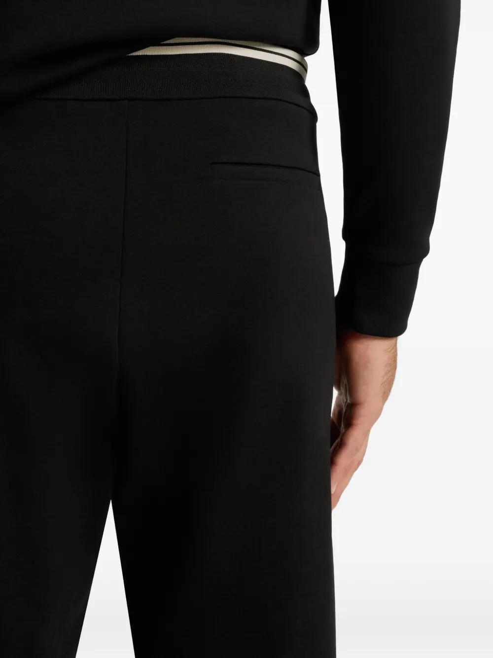 BOSS Trainingsbroek met vlakken Bruin