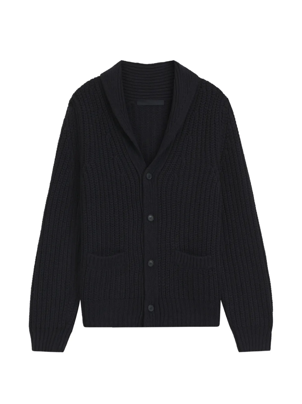 BOSS Cardigan con scollo a scialle - Blu