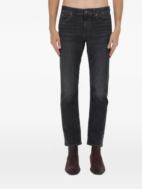 BOSS Delaware logo-plaque slim-fit jeans