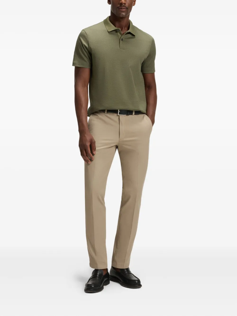 BOSS Calça com zíper no bolso | Calça reta | Image 2