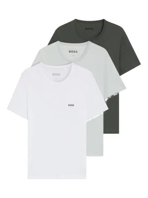 BOSS logo-detail cotton T-shirt (pack of three)