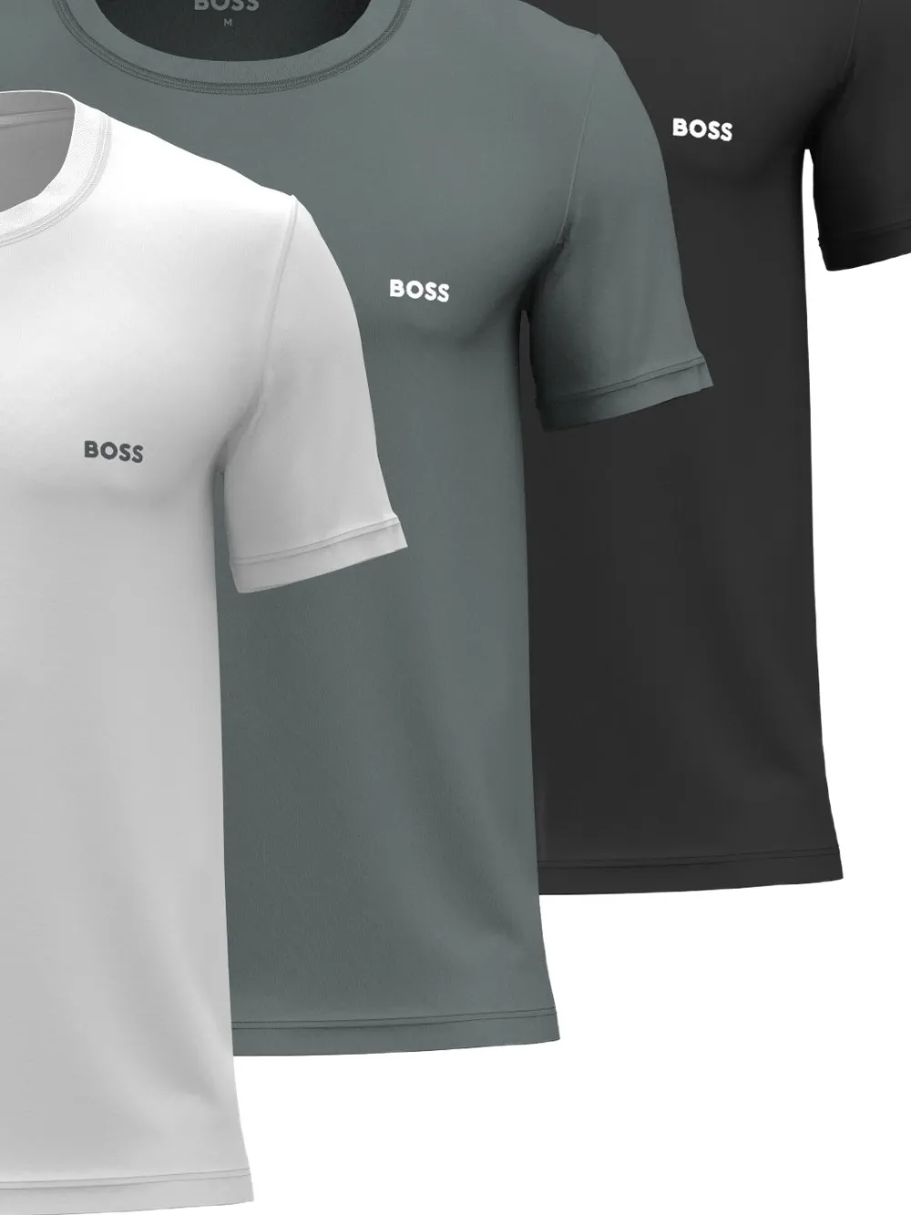 BOSS logo-detail cotton pack t-shirts | T-Shirts | Image 2