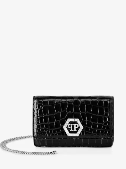 Philipp Plein sac à main Hexagon orné de cristaux Cocco
