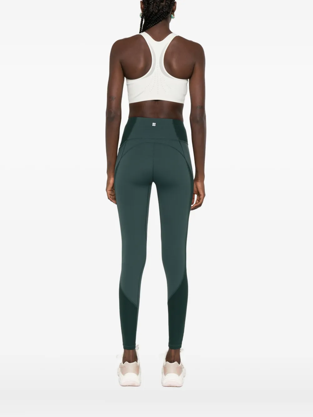adidas by Stella McCartney Sport-bh met logoprint Wit