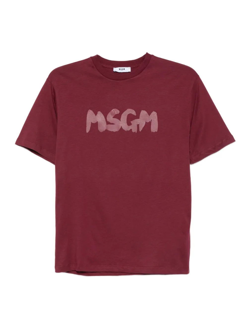 MSGM Kids logo-print t-shirt - レッド MSGM Kids logo-print t-shirt - レッド