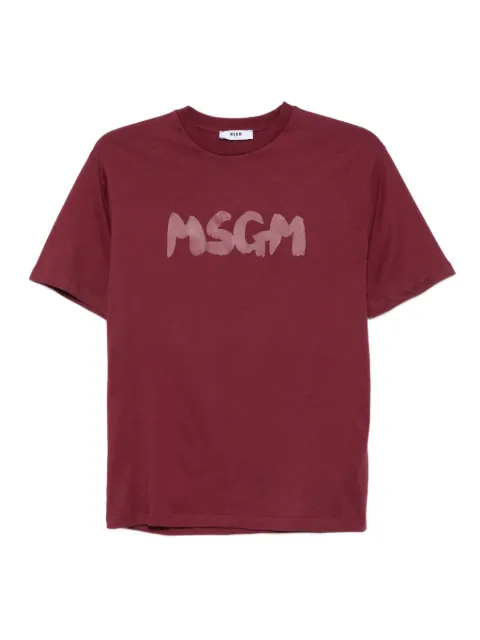 MSGM Kids logo-print t-shirt