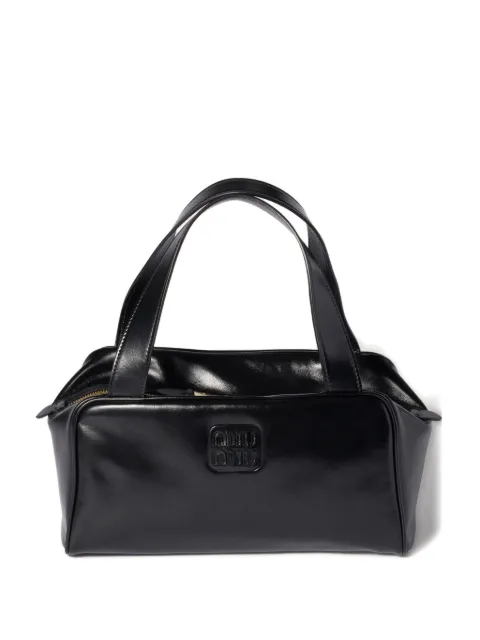 Miu Miu leather zipped shoulder bag