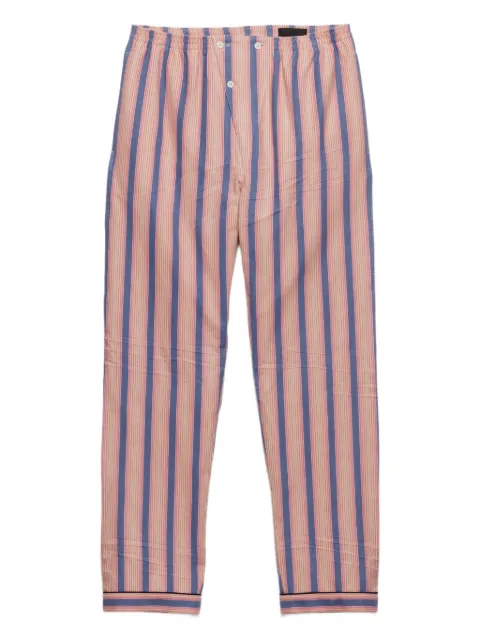 Prada stripe elastic-waistband trousers