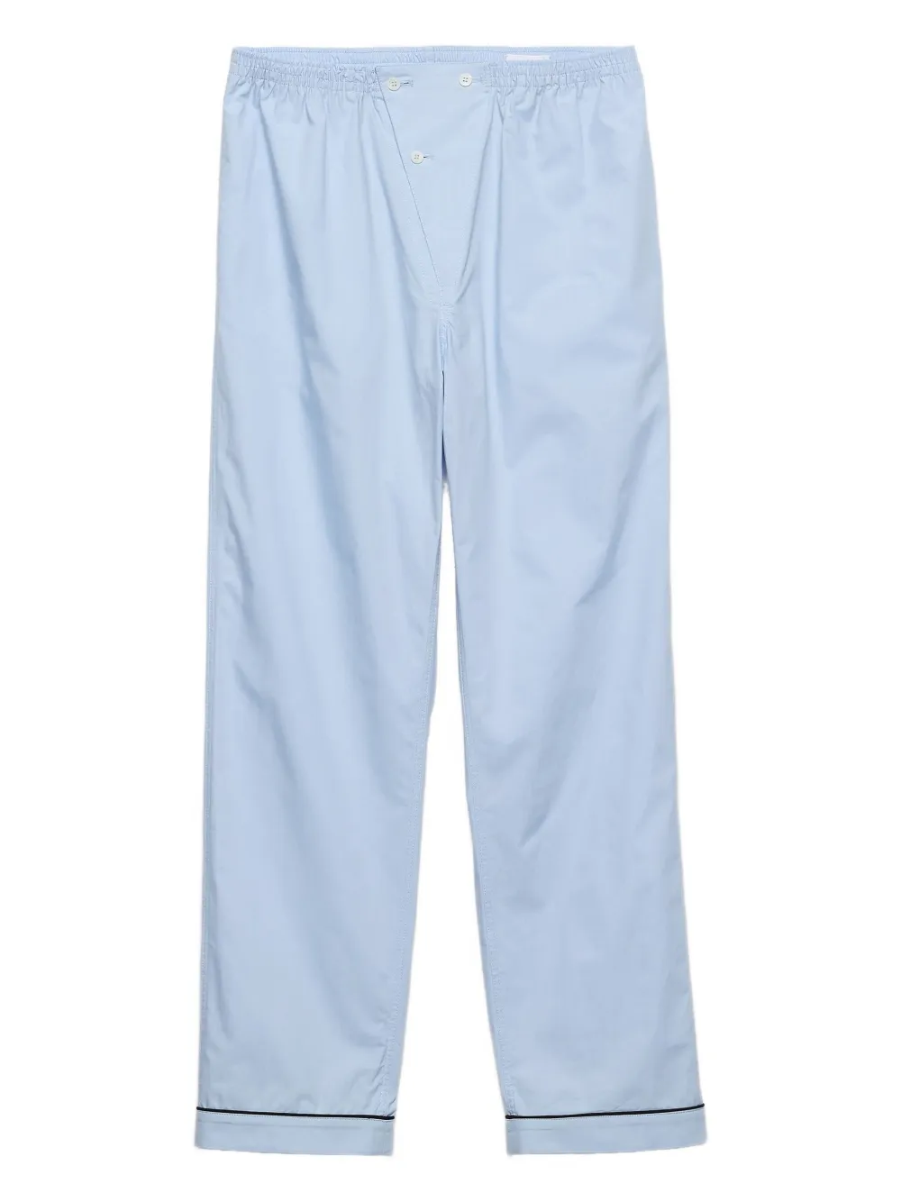 Prada Elastic-waistband Trousers In Blue