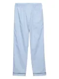 Prada elastic-waistband trousers - Blue