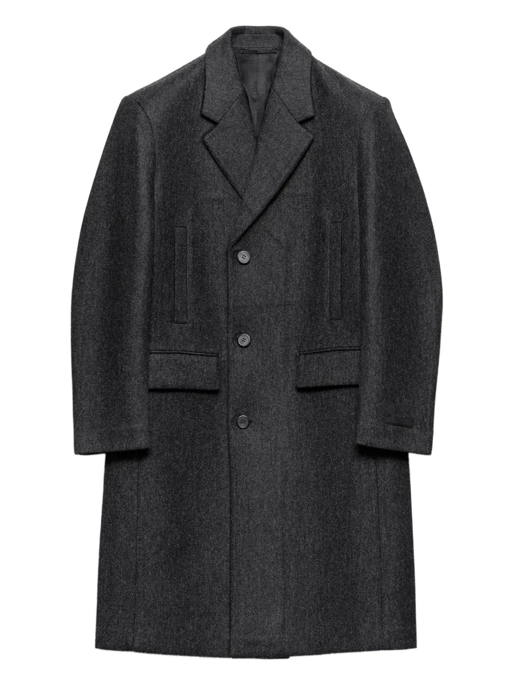 Prada notched wool coat | Grey | Image 1