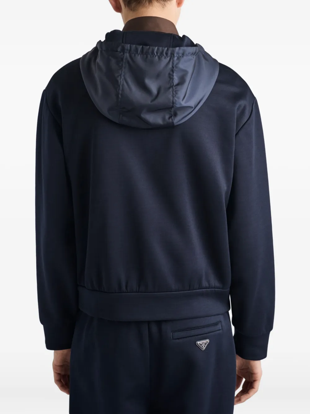 Prada Jack met capuchon Blauw
