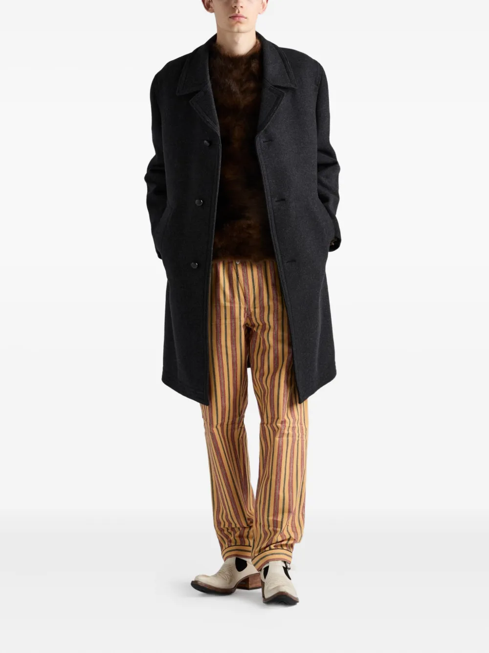 Prada stripe trousers | Regular-Fit & Straight Leg Pants | Image 2