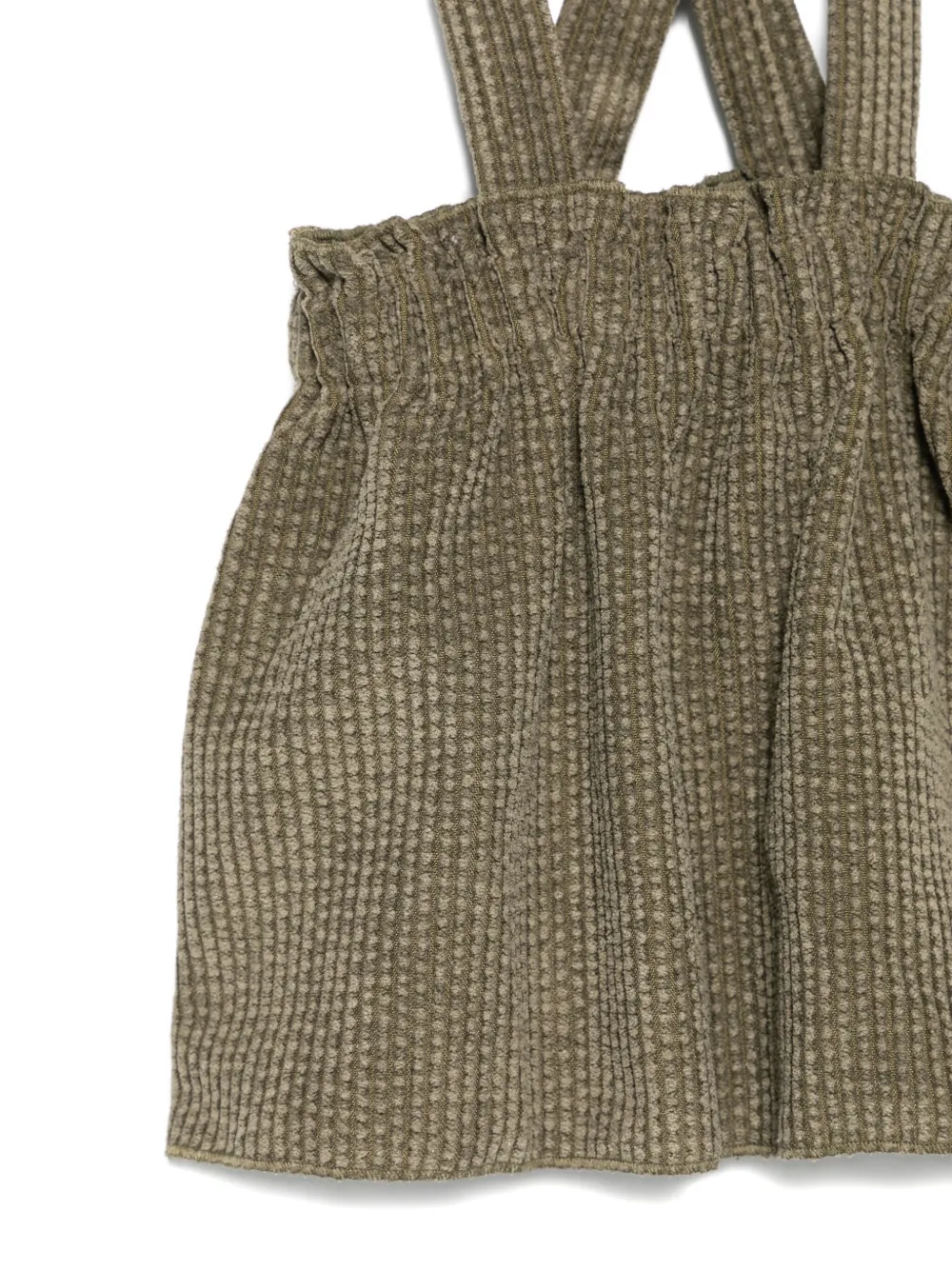 TEDDY & MINOU cross-strap skirt Groen