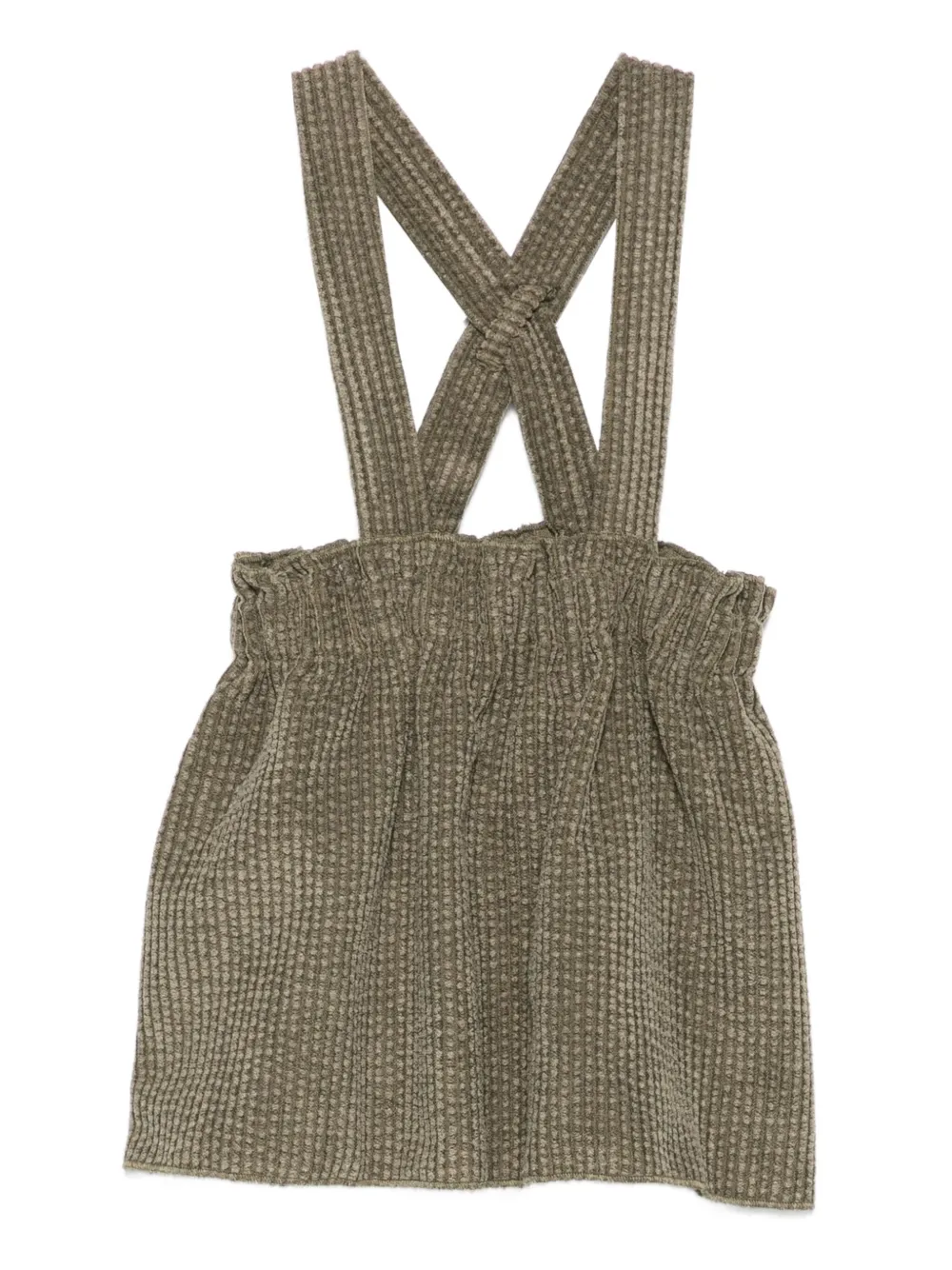 TEDDY & MINOU cross-strap skirt Groen