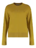 'S Max Mara elbow-patch wool top - Yellow