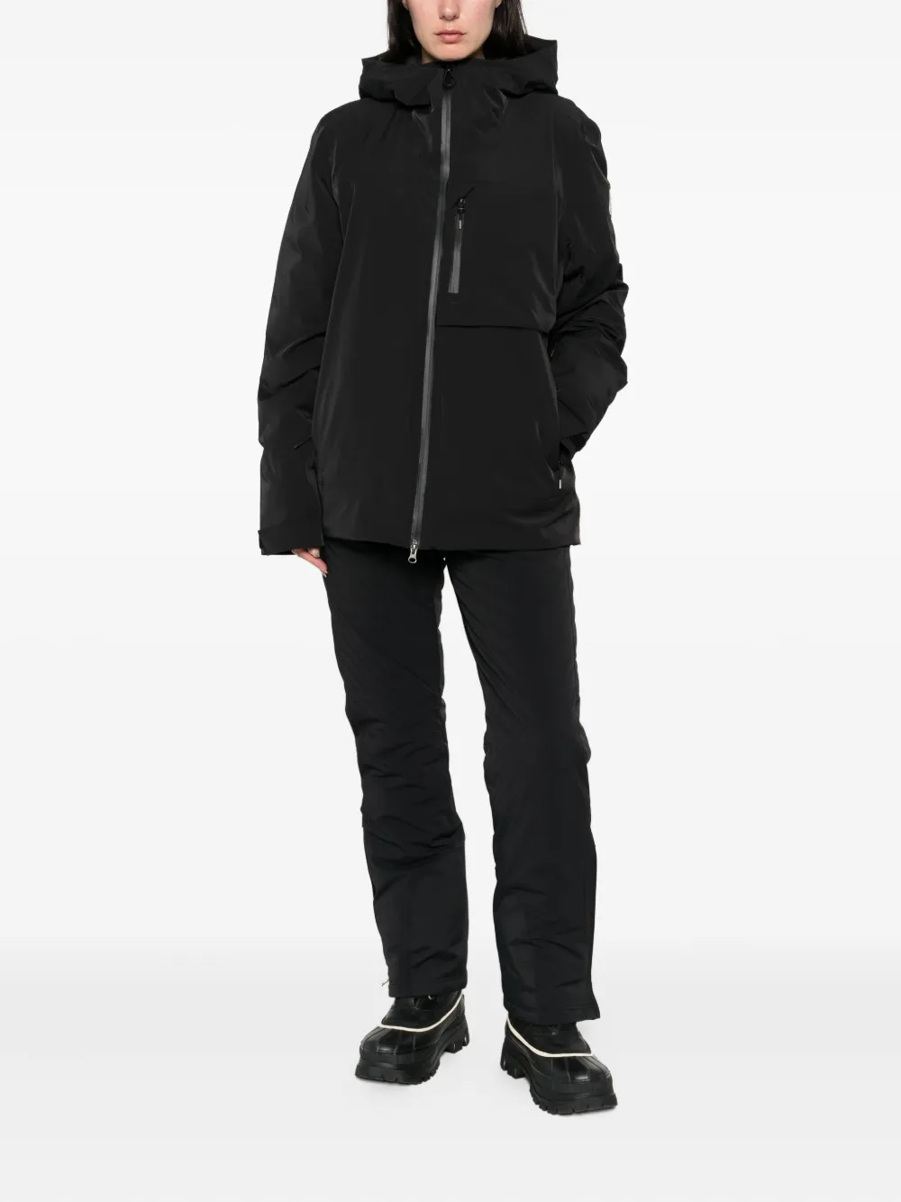 Pyrenex Gravity ski-jack met capuchon Zwart