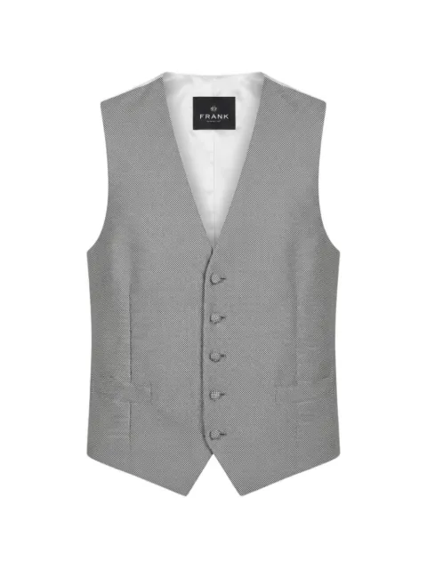 Franks micro-patterned waistcoat