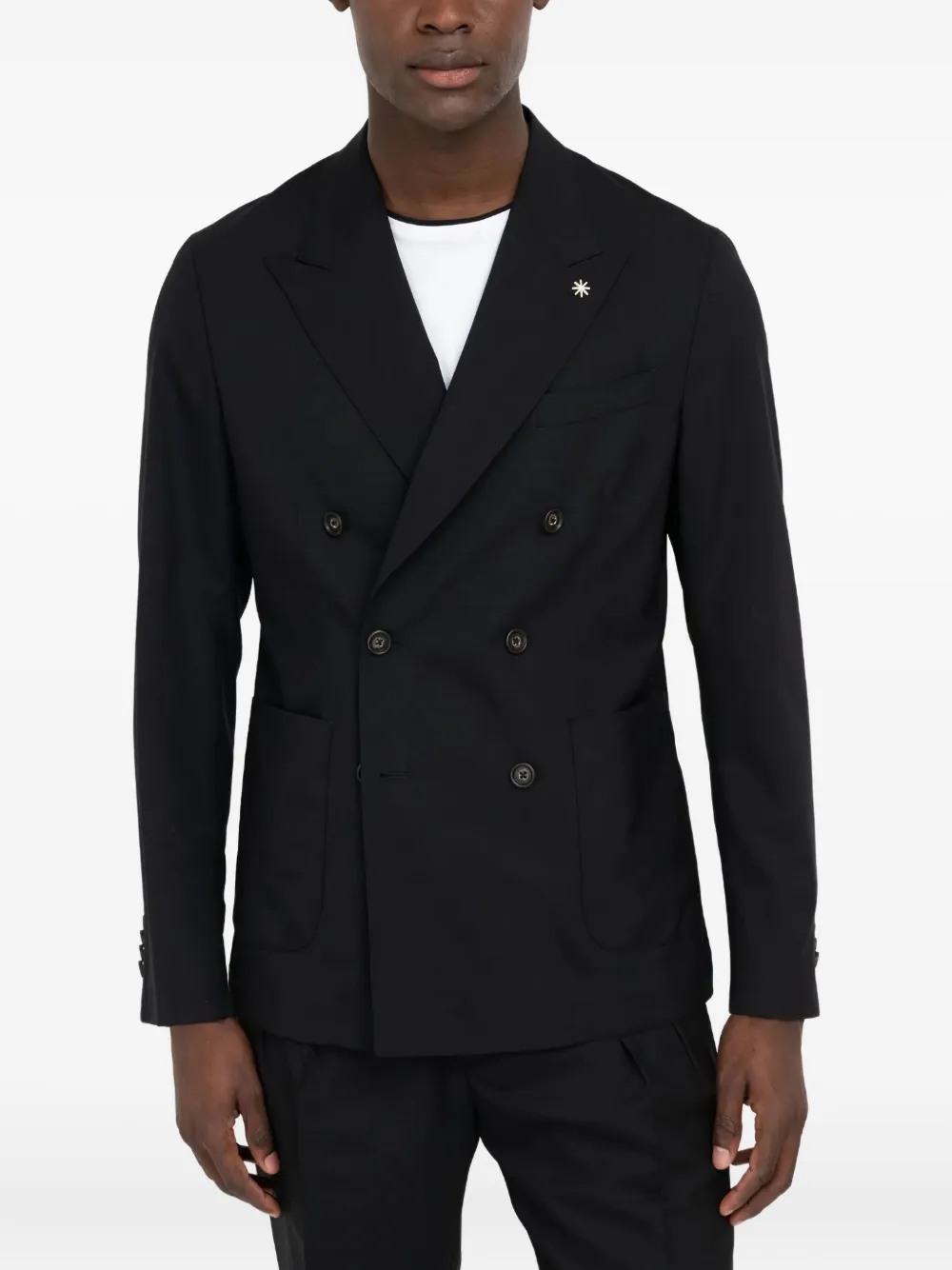 double-breasted blazer