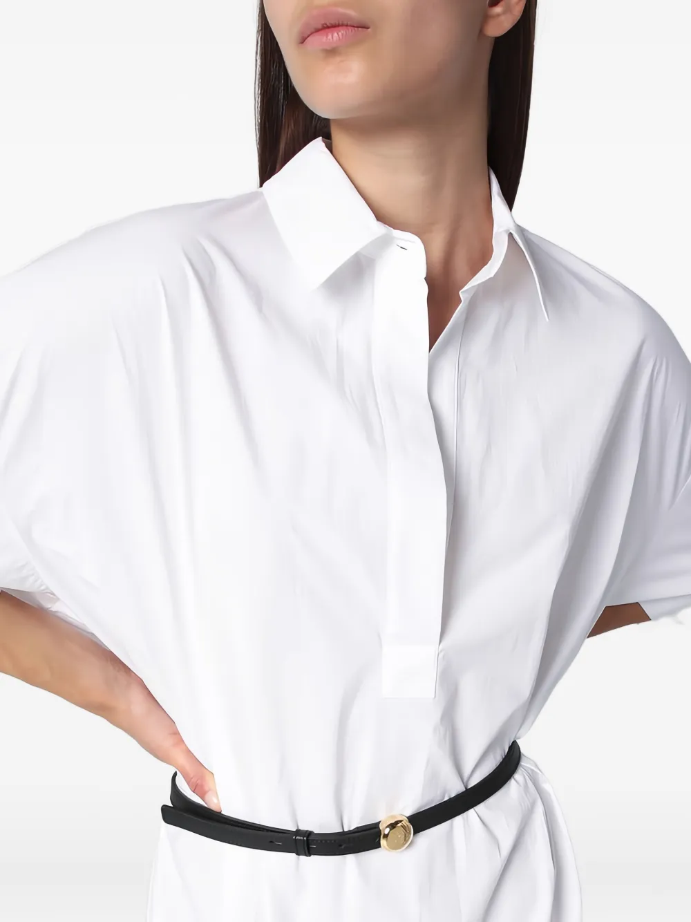 LOEWE Leren riem Zwart