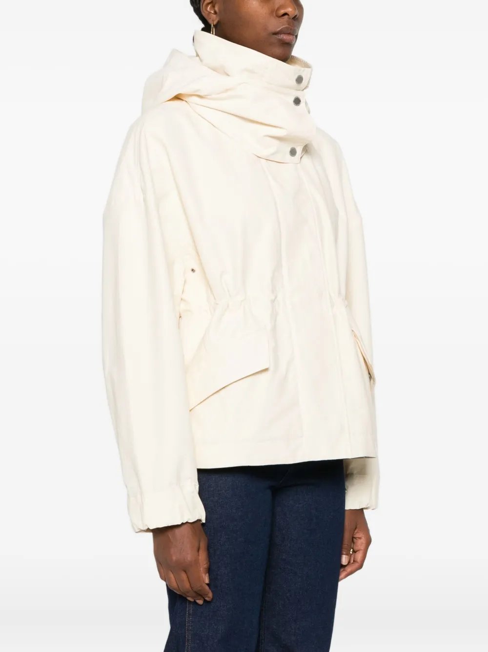 Canada Goose Parka met col Beige
