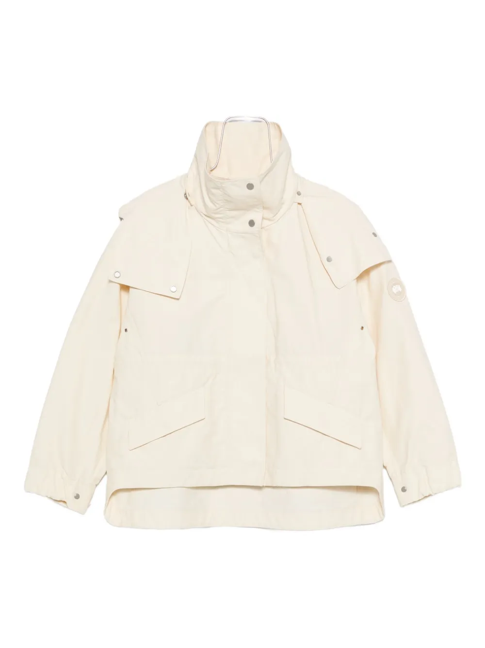 Canada Goose turtleneck parka coat Beige