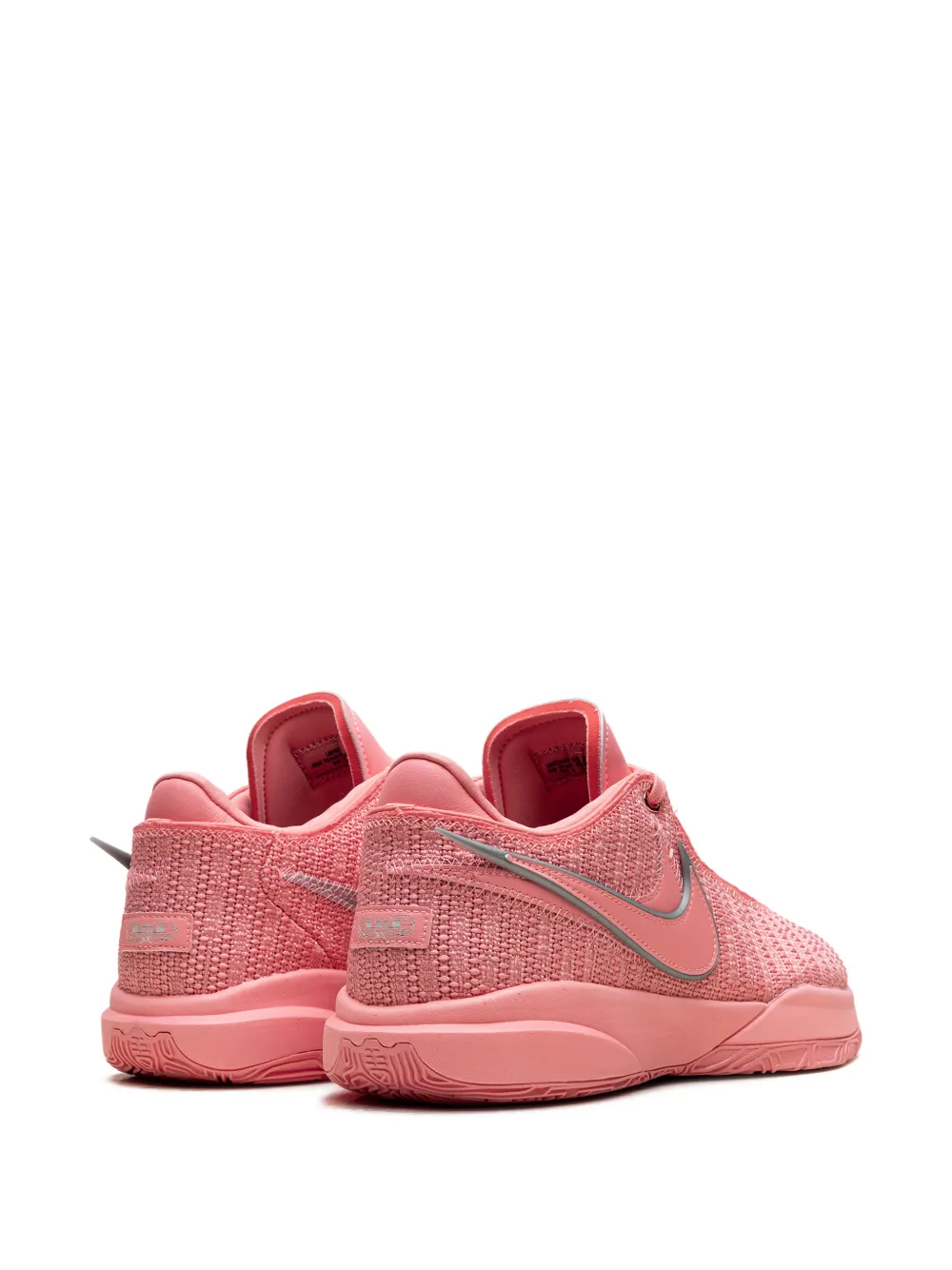 Nike LeBron 20 metallic sneakers Roze