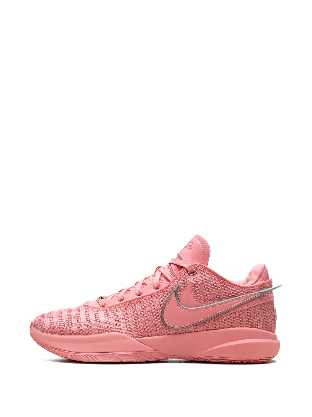 Nike LeBron 20 metallic sneakers Roze