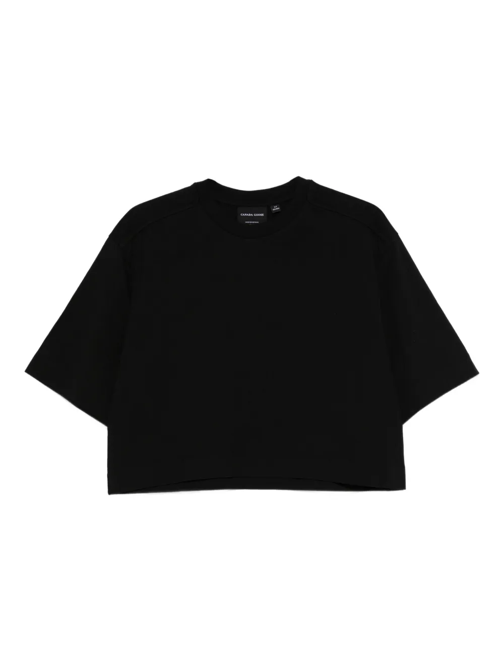 Canada Goose Katoenen T-shirt met korte mouwen Zwart