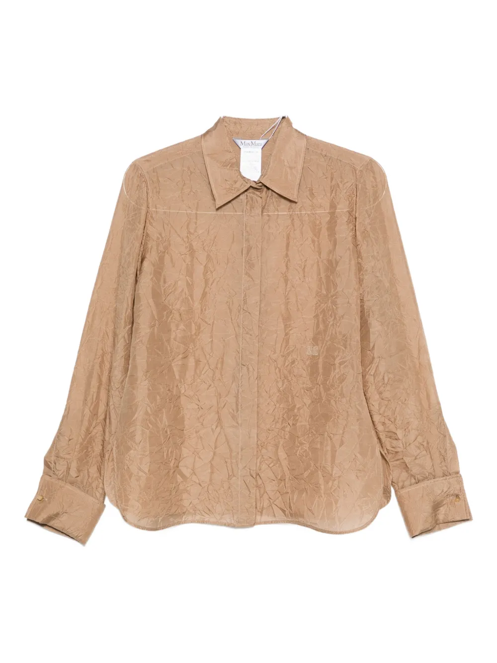 Max Mara Eloisa Silk Blouse In Neutral