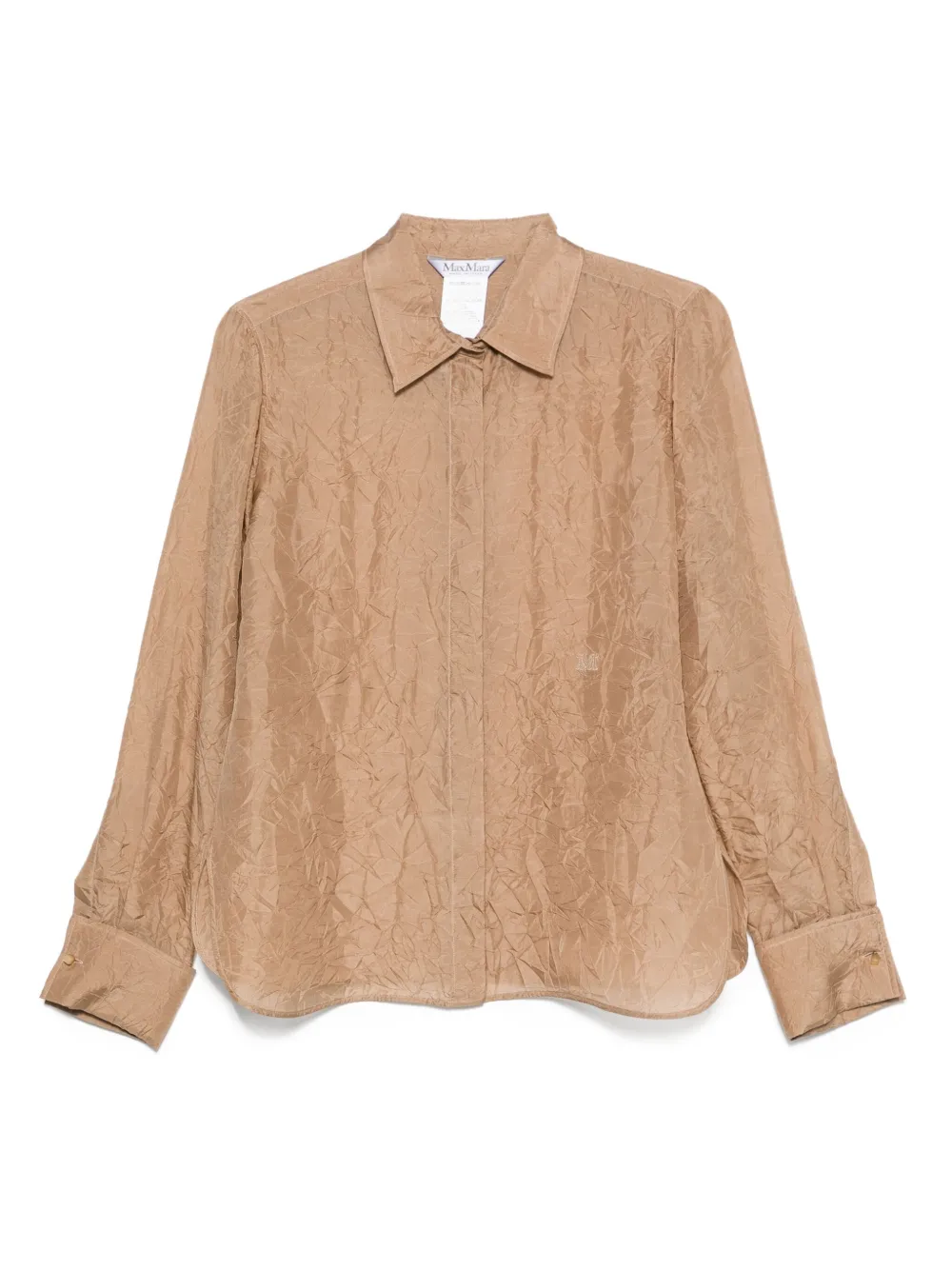 Max Mara Eloisa zijden blouse Beige