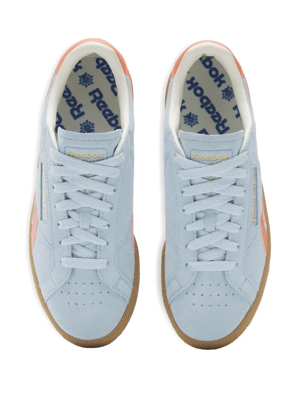 Reebok Club C Grounds Uk Light Blue/Pink sneakers - Blauw