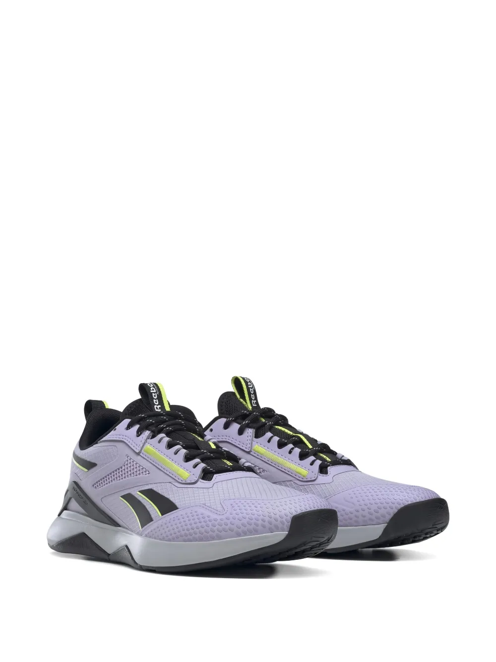 Reebok nanoflex textured trainers Purple