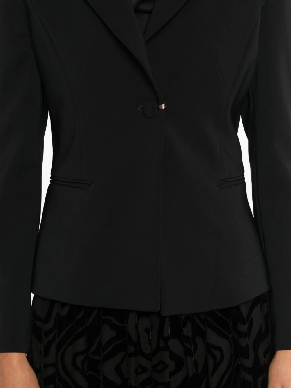 Pennyblack Office colbert met knopen Zwart