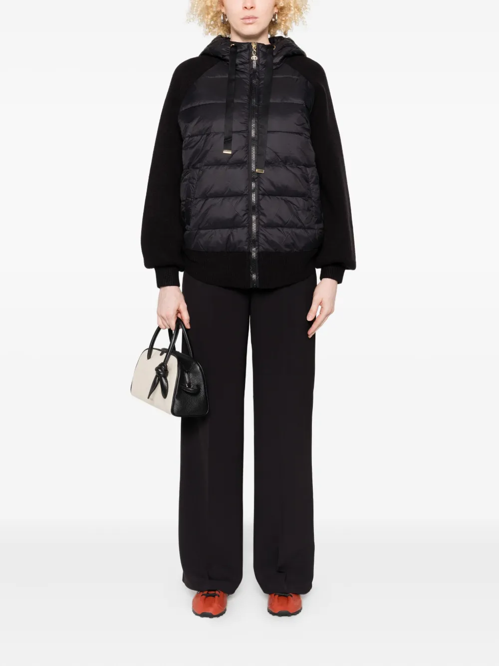 TWINSET logo-appliqué trousers - Zwart