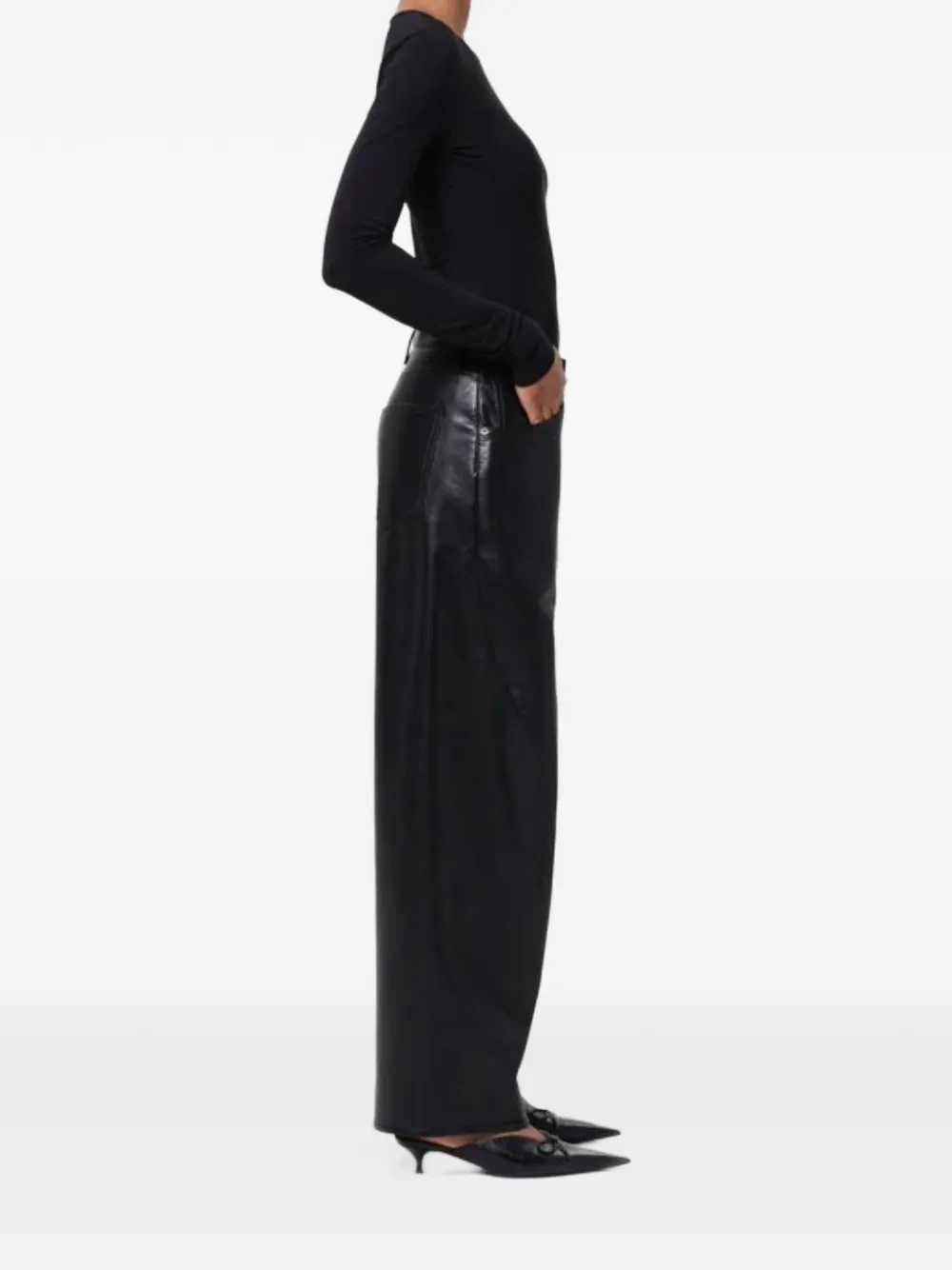 AGOLDE Twist broek Zwart