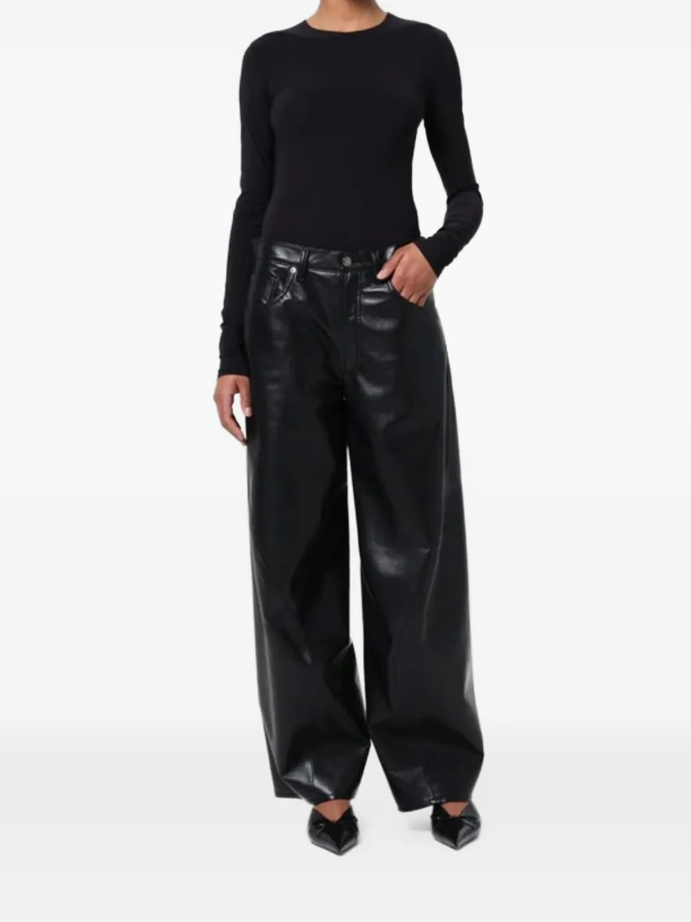 AGOLDE Twist broek - Zwart