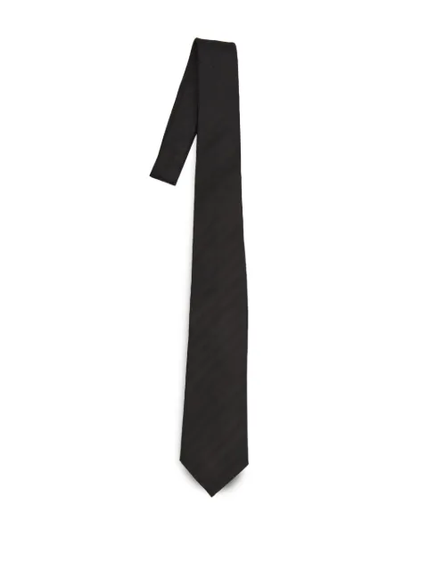 Saint Laurent diagonal-stripes jacquard tie
