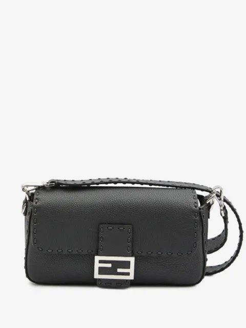 FENDI Baguette macro-stitch messenger bag