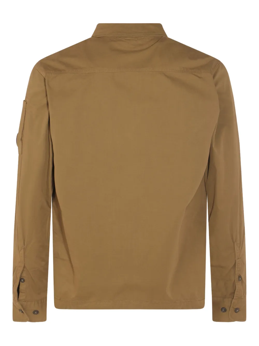 C.P. Company zip-fastening pocket shirt - Bruin