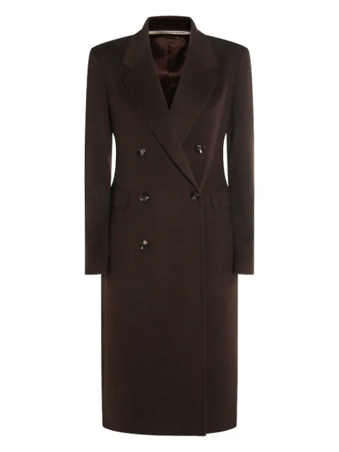 Tagliatore double-breasted wool-cashmere blend coat