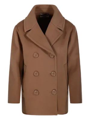 Patou double-breasted Wool Jacket | Brown | FARFETCH