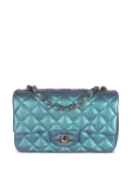 CHANEL Pre-Owned 2016-2017 mini quilted Flap shoulder bag - Blue