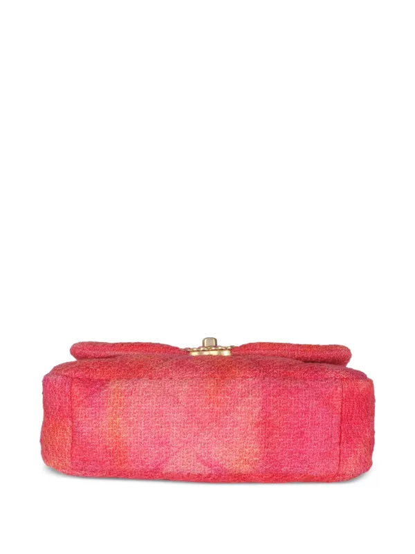 CHANEL Pre-Owned 2020s 19 キルティング ショルダーバッグ M | ピンク 