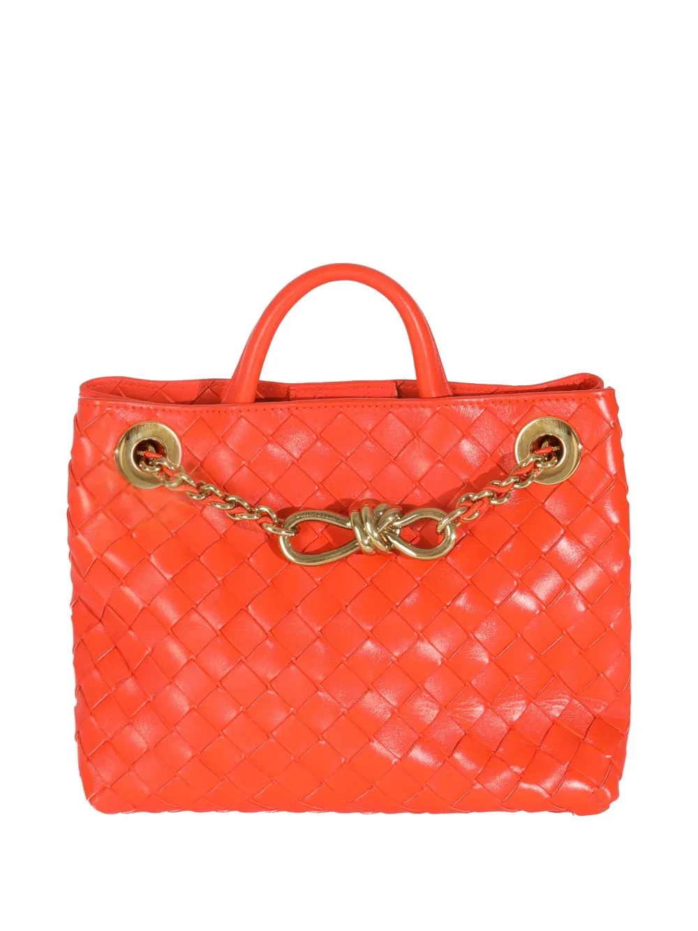 Bottega Veneta Pre-Owned small Andiamo Intrecciato tote bag - Arancione