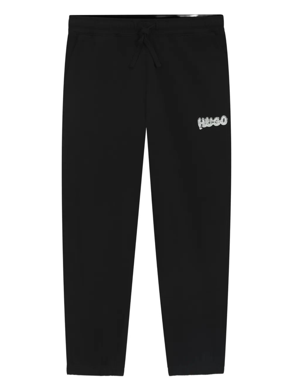 HUGO logo-embroidered sweatpants | Black | Image 1