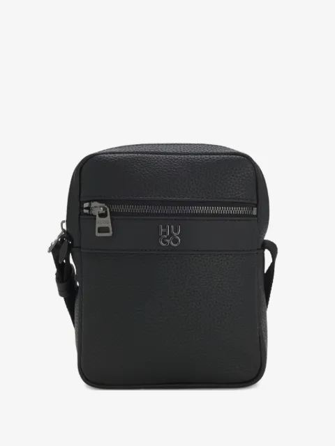 HUGO logo-plaque messenger bag