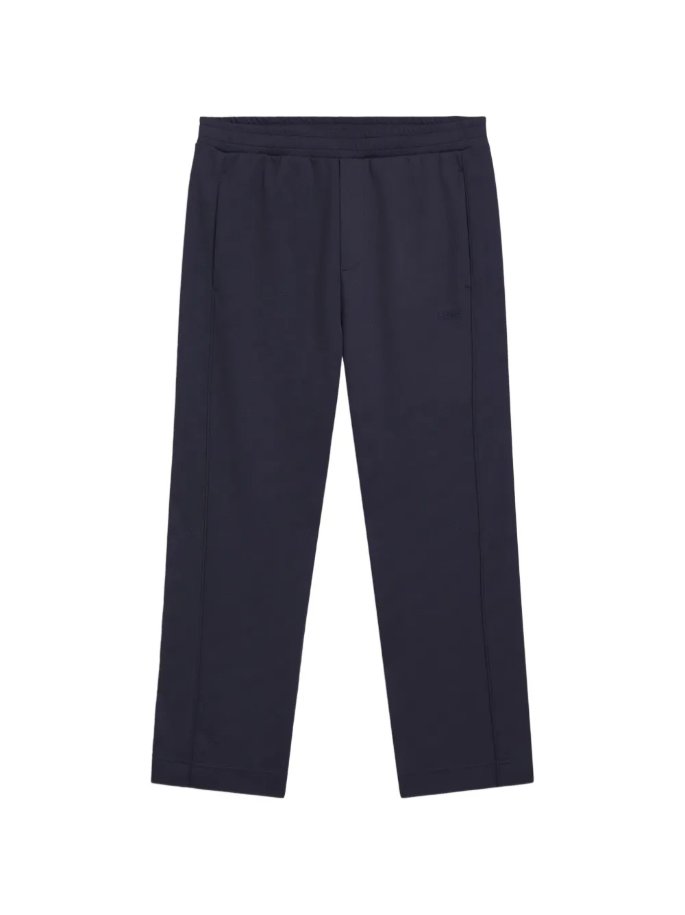 BOSS Broek met elastische taille Blauw