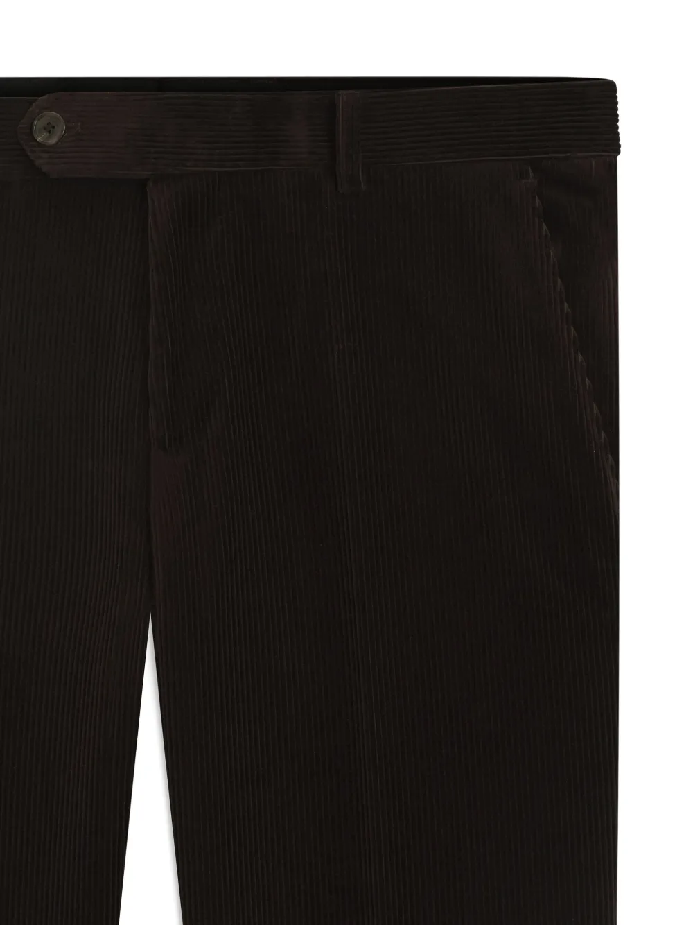 BOSS Ribfluwelen broek - Zwart